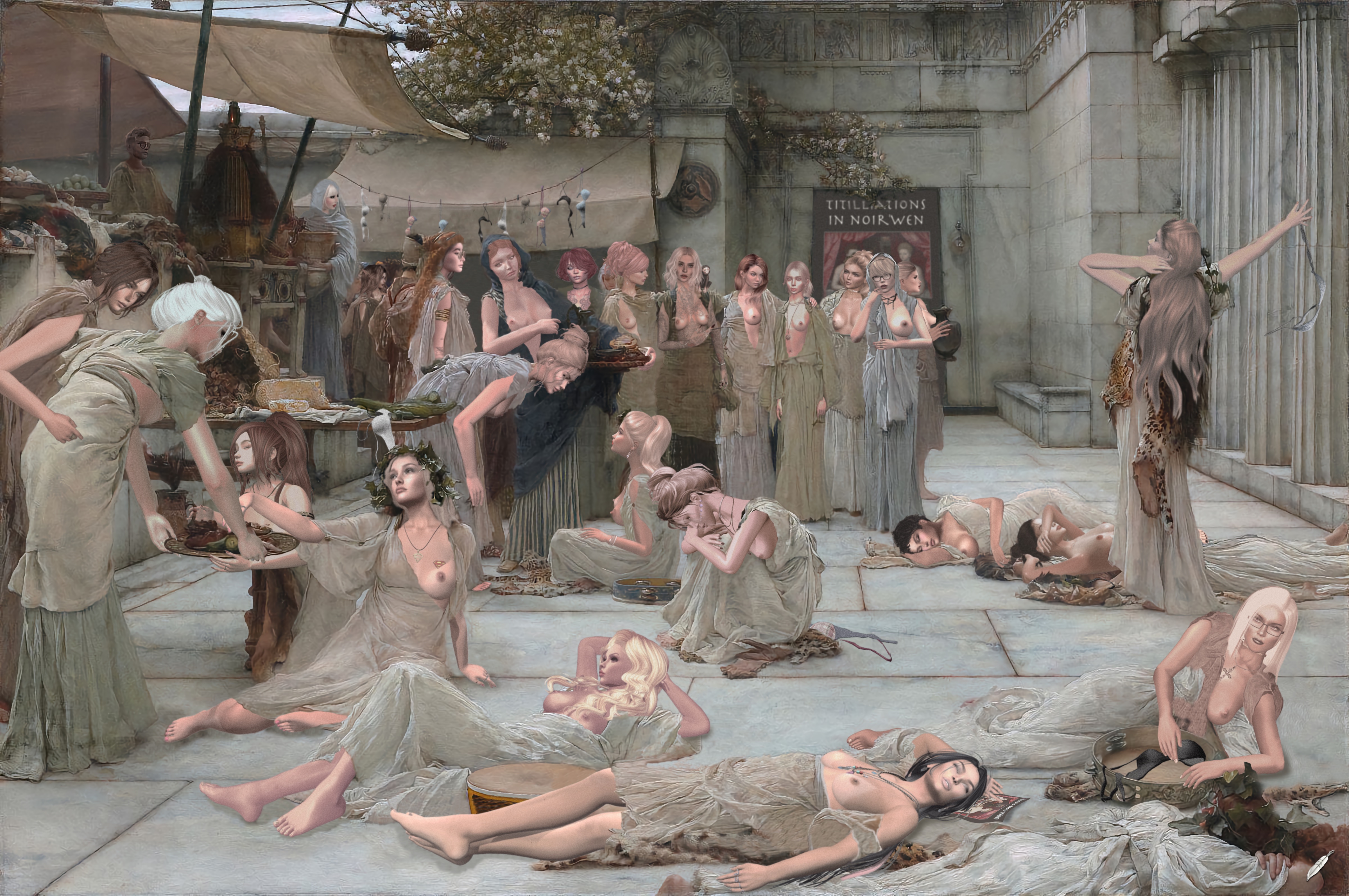 Women of Amphissa   Lawrence Alma Tadema