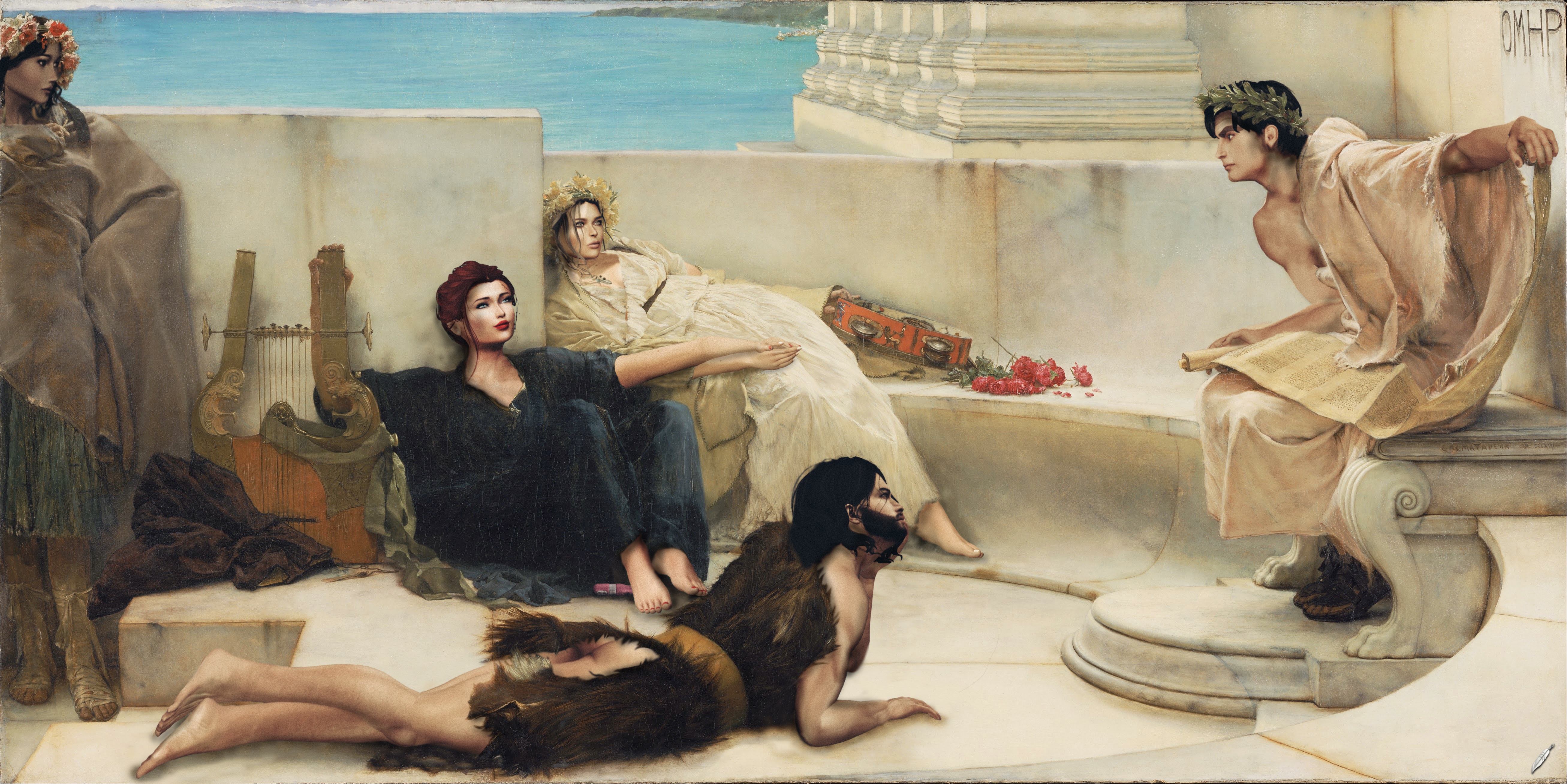 A Reading from Homer - Lawrence Alma-Tadema