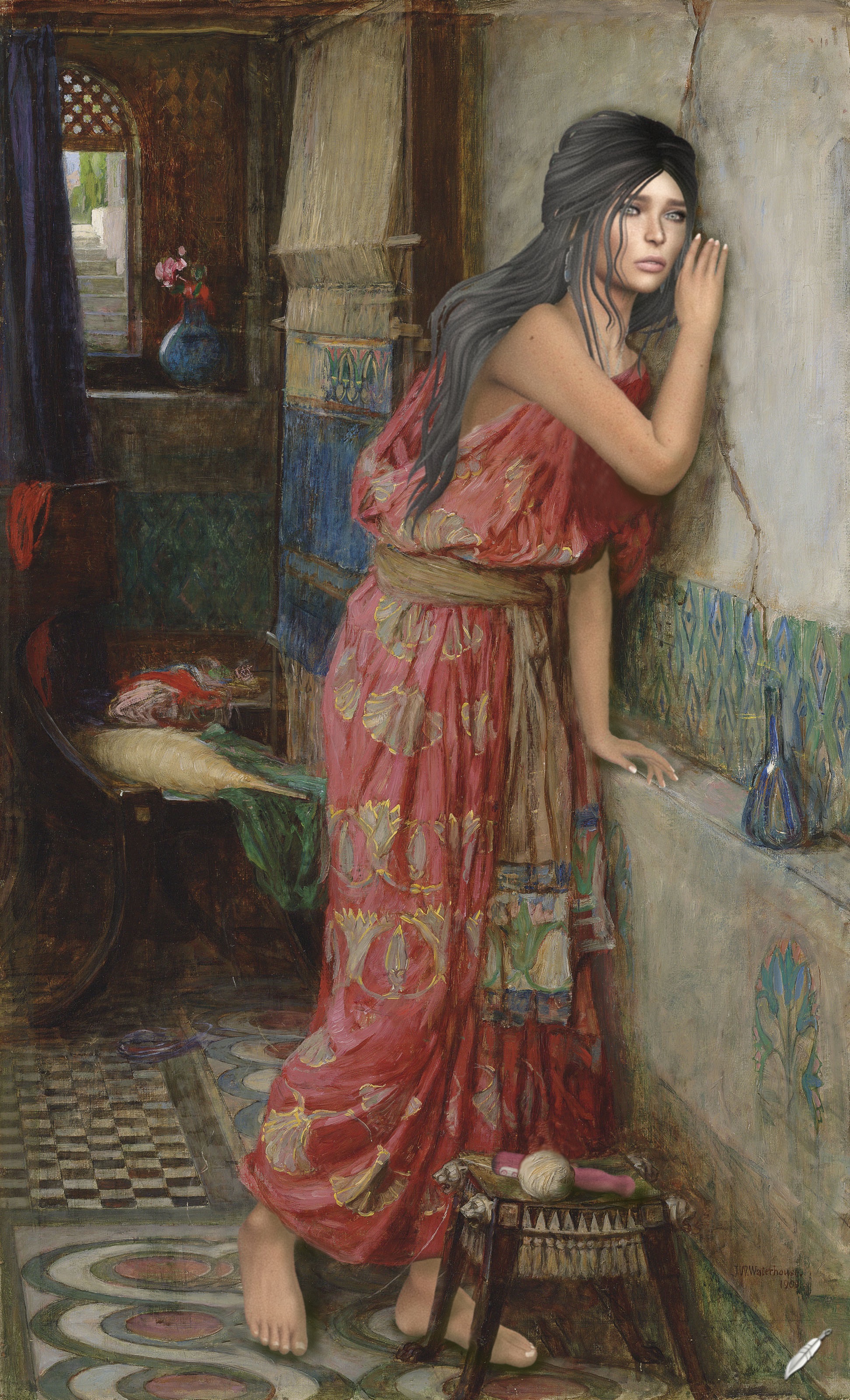 John William Waterhouse - The Confinement of Thisbe