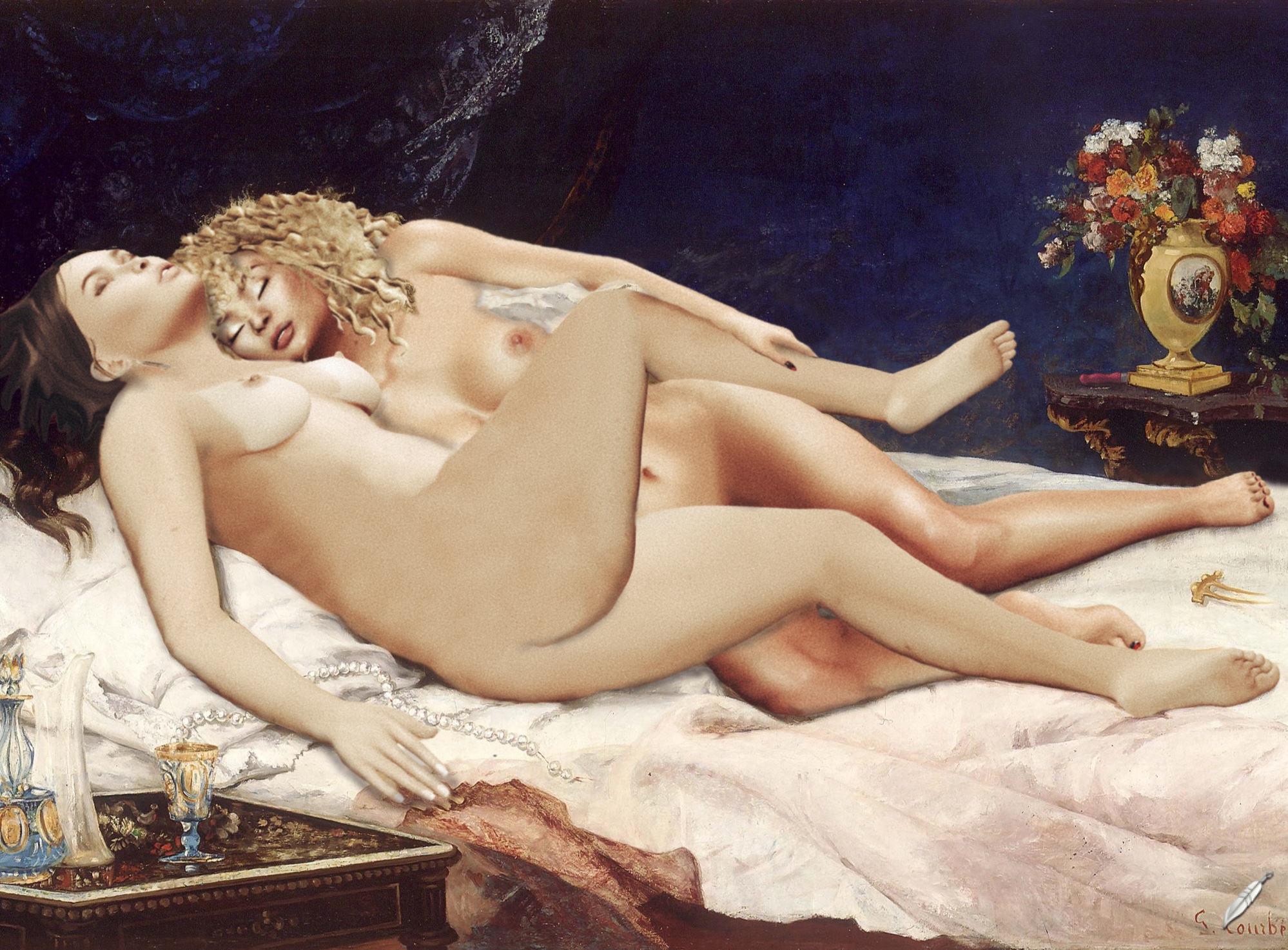 The Sleep - Gustave Courbet