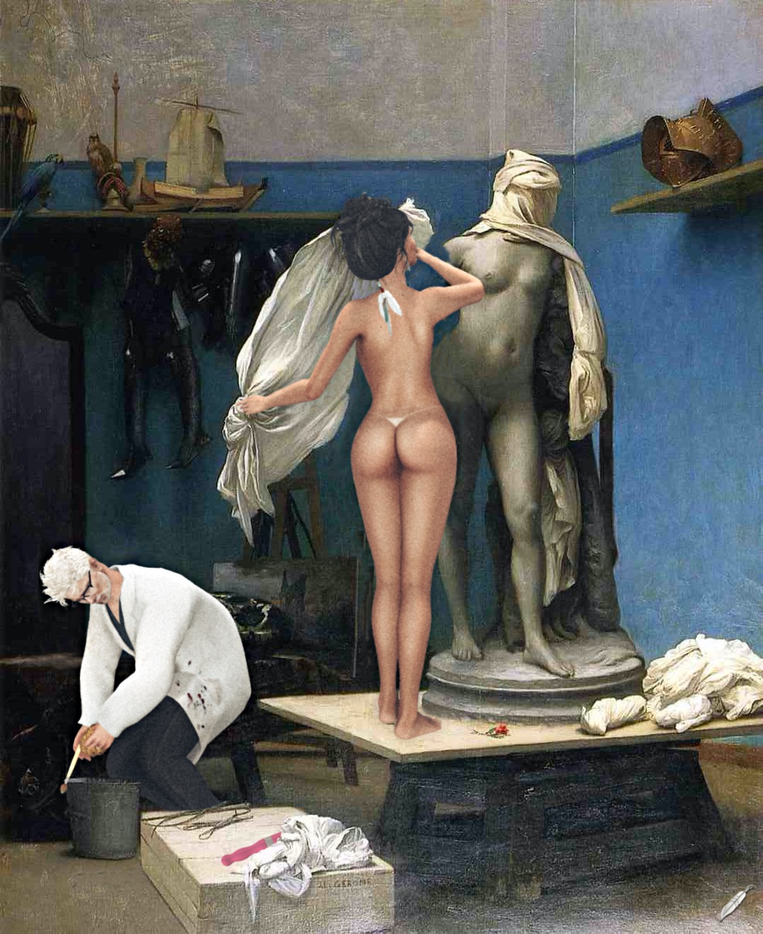 Jean Léon Gérôme - The End of the Sitting