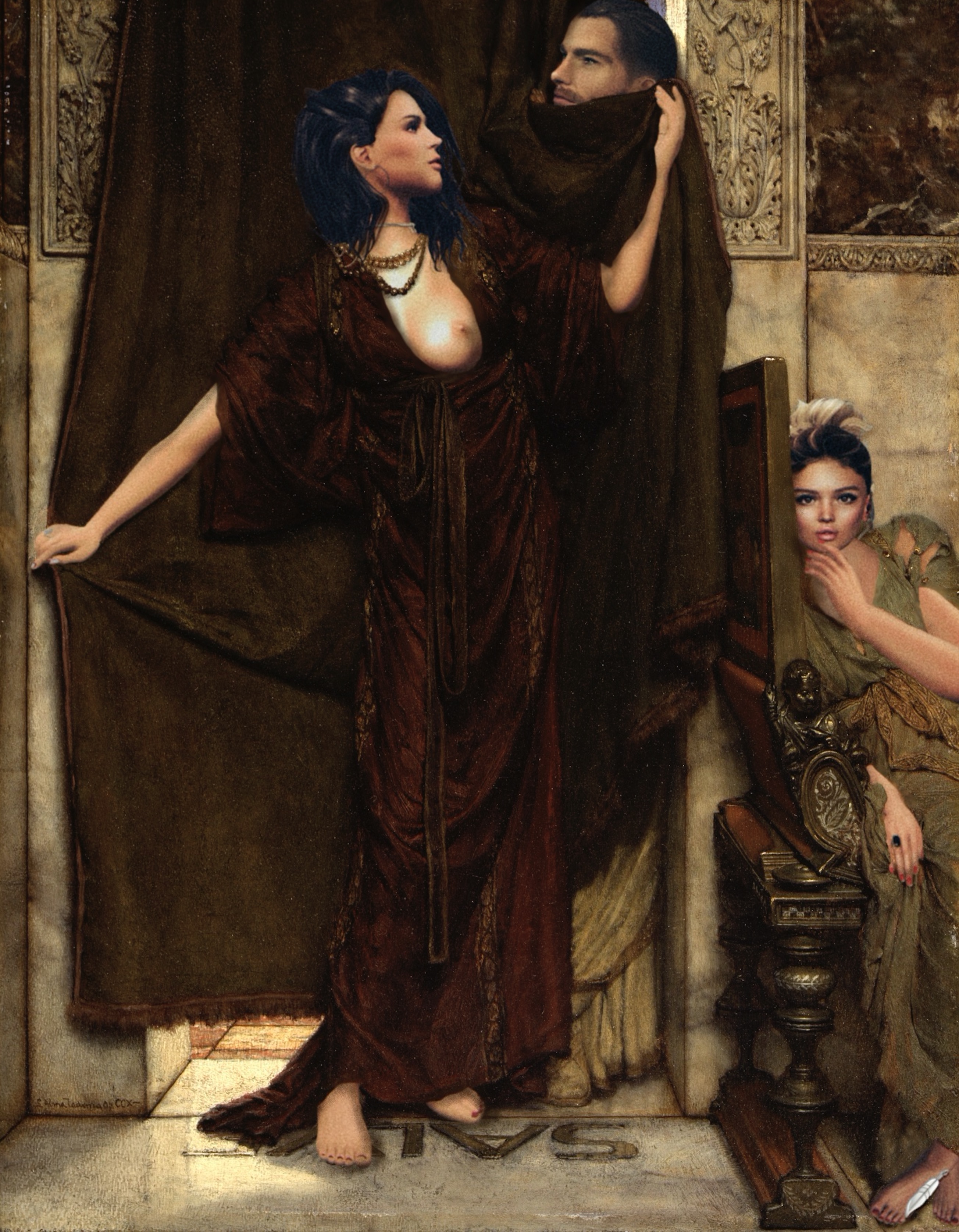 Lawrence Alma-Tadema - My Sister Is Not In